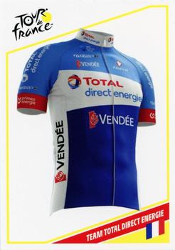 2019 Panini Tour de France Update - Des Cartes #U2 Team Total Direct Energie Front